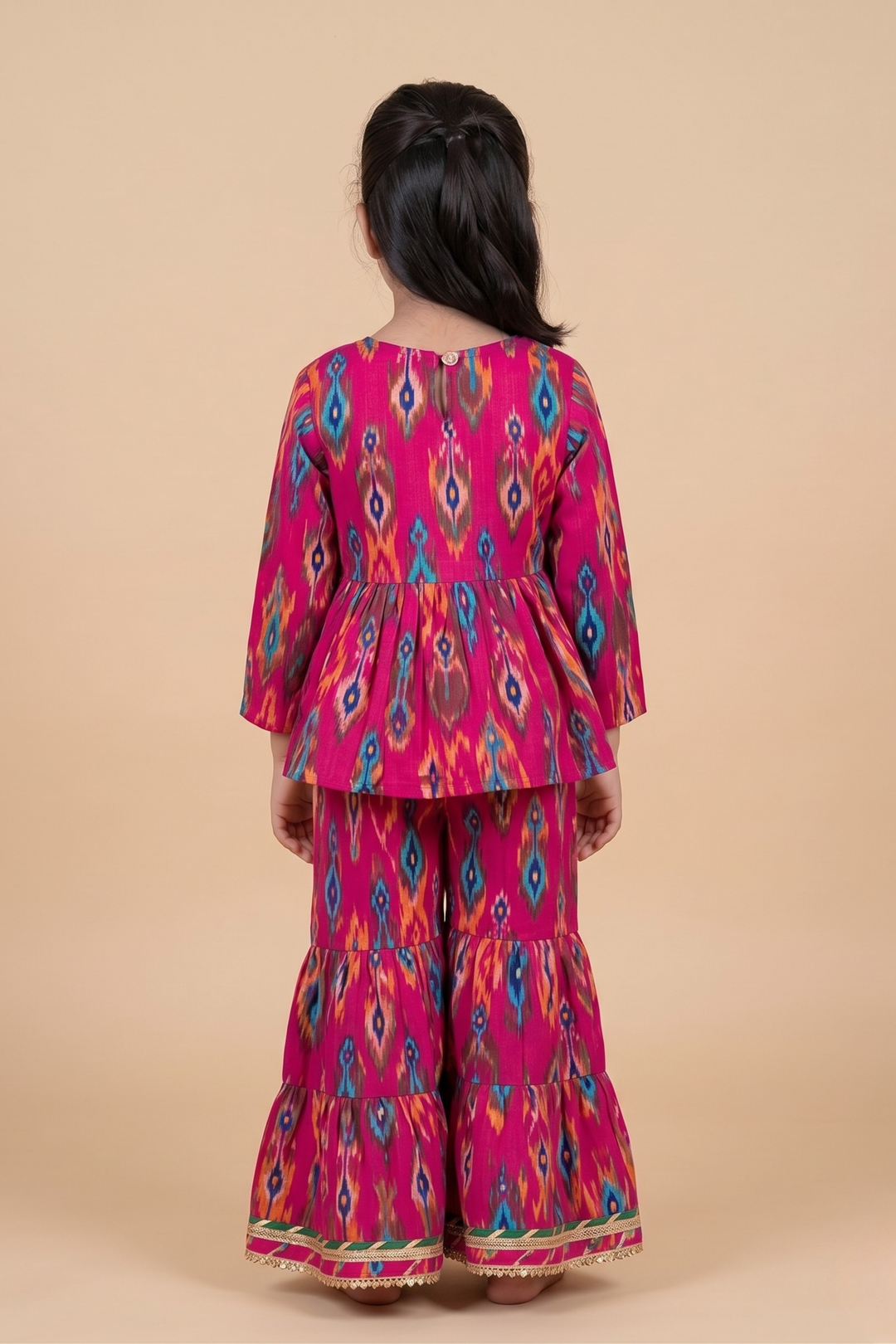 Rangriti Ikat Cotton Sharara Set