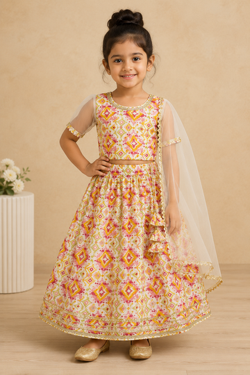 The Little Maharani Choli Dupatta Set