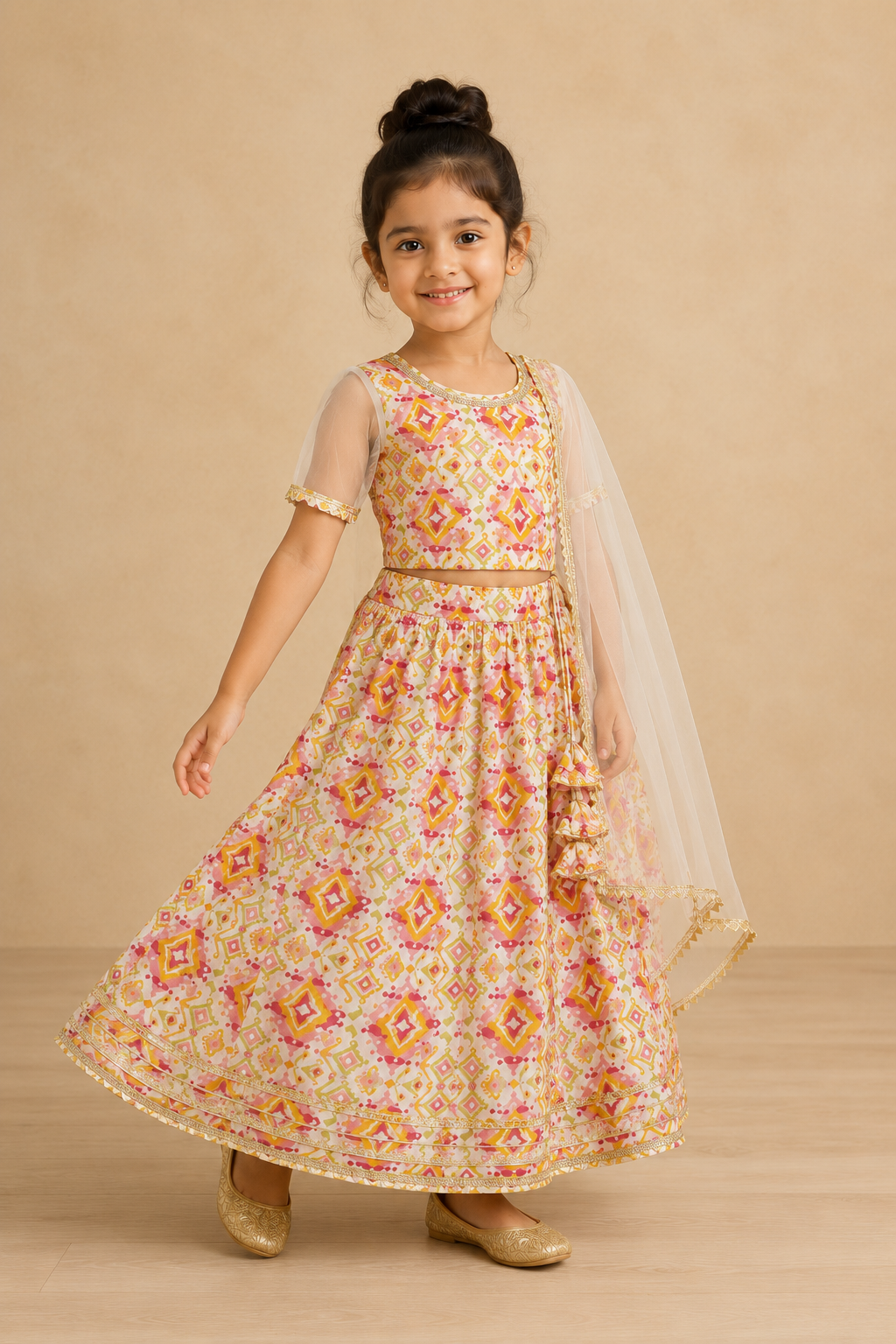The Little Maharani Choli Dupatta Set