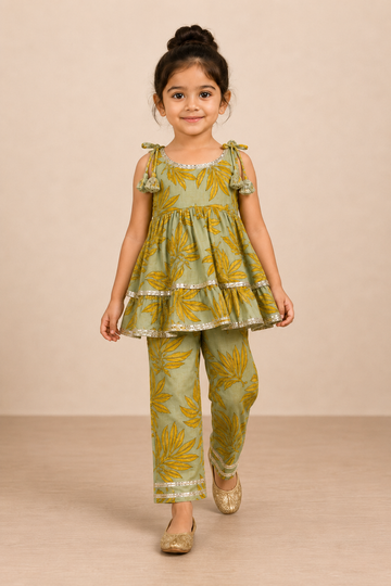 Bloom & Twirl Peplum set