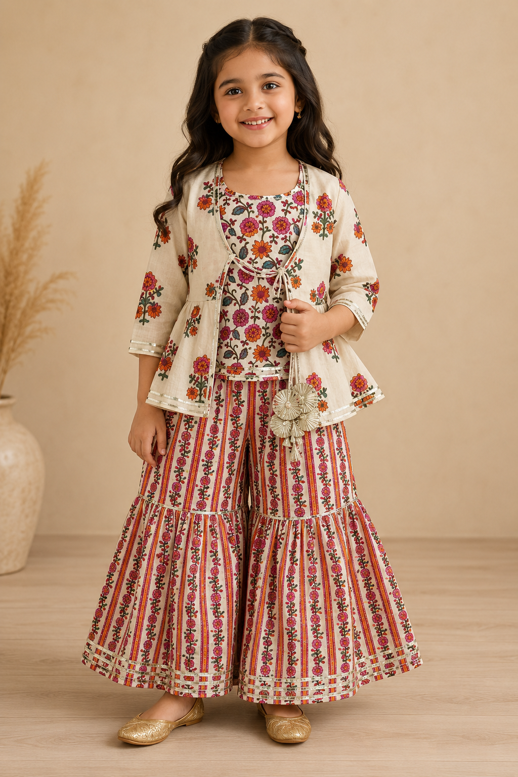 Phoolkari 3-Piece Festive Set