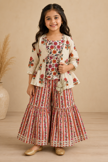 Phoolkari 3-Piece Festive Set