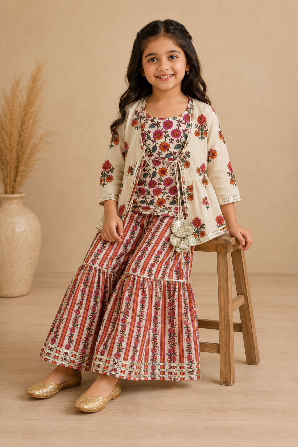 Phoolkari 3-Piece Festive Set