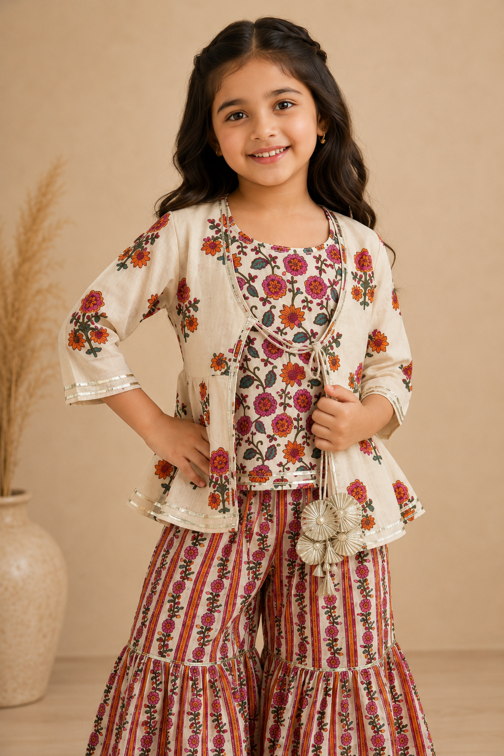 Phoolkari 3-Piece Festive Set