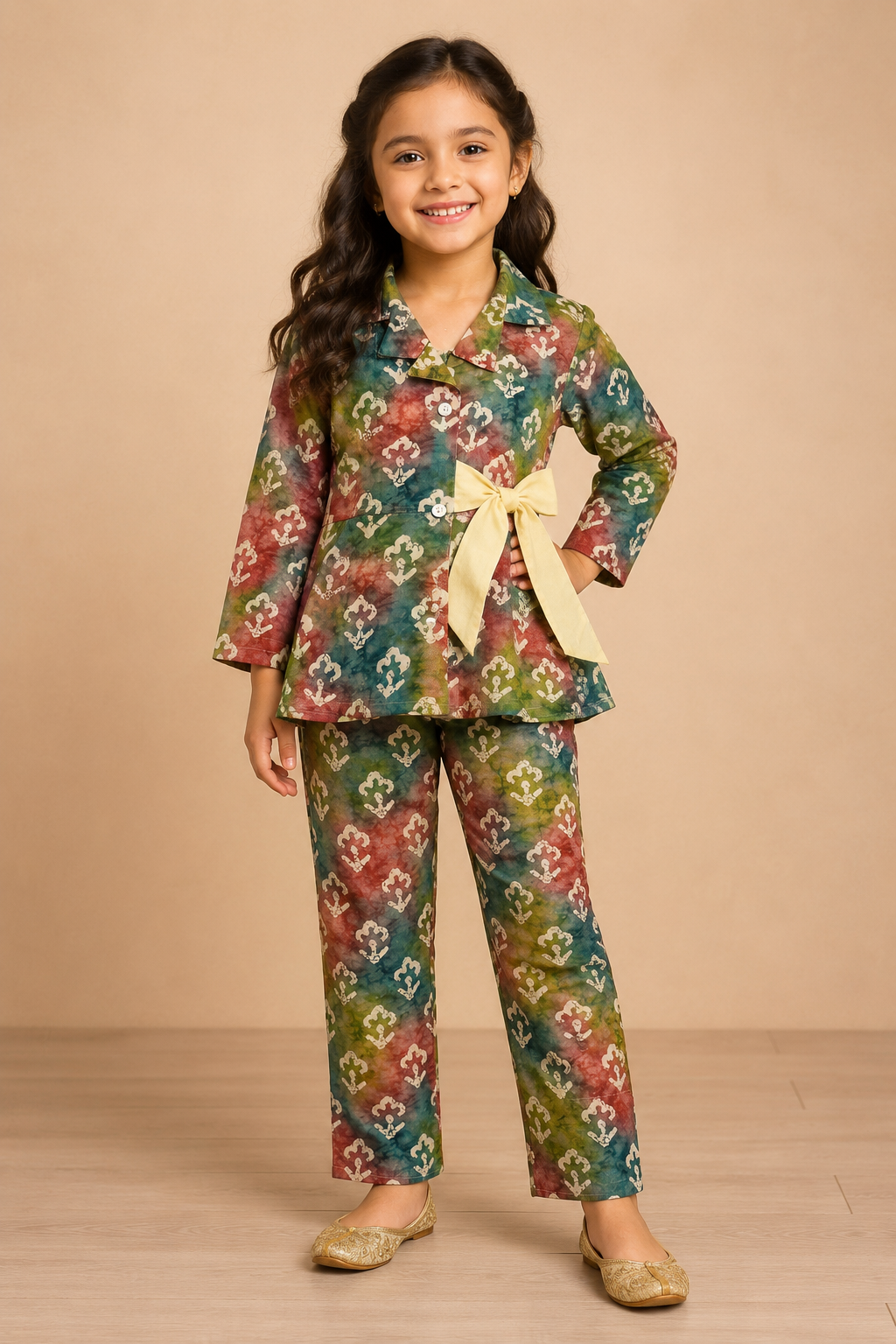 Neel Gul Batik Cotton Festive Set