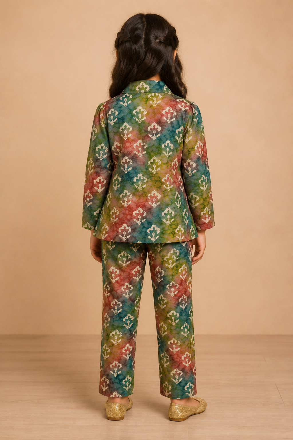 Neel Gul Batik Cotton Festive Set