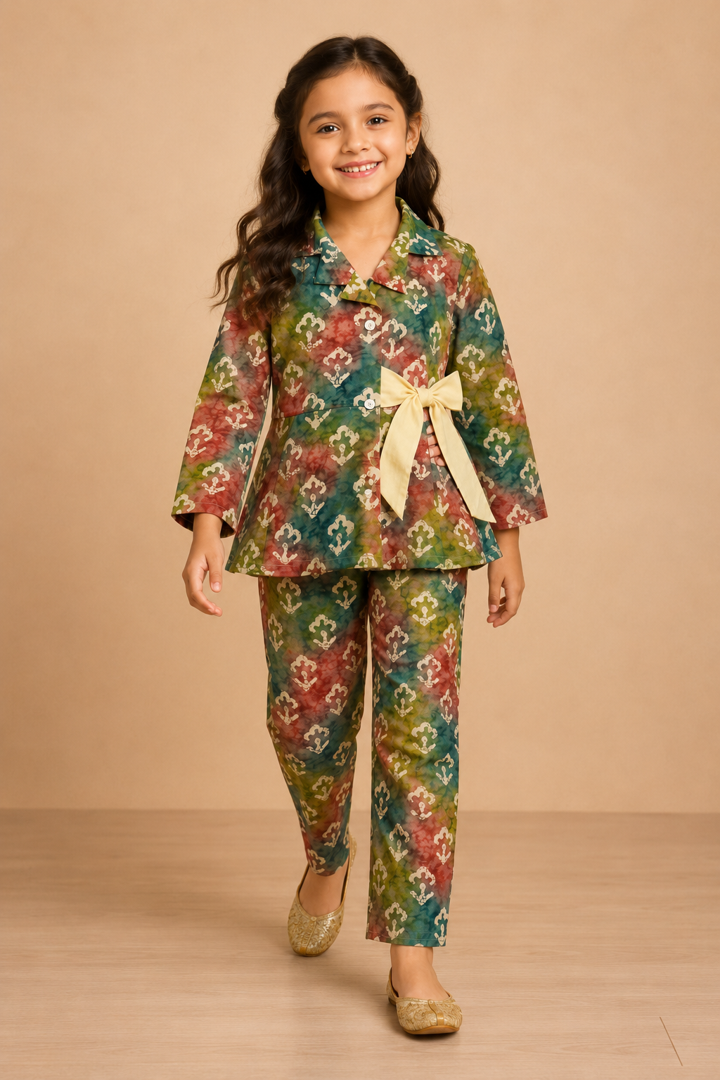 Neel Gul Batik Cotton Festive Set