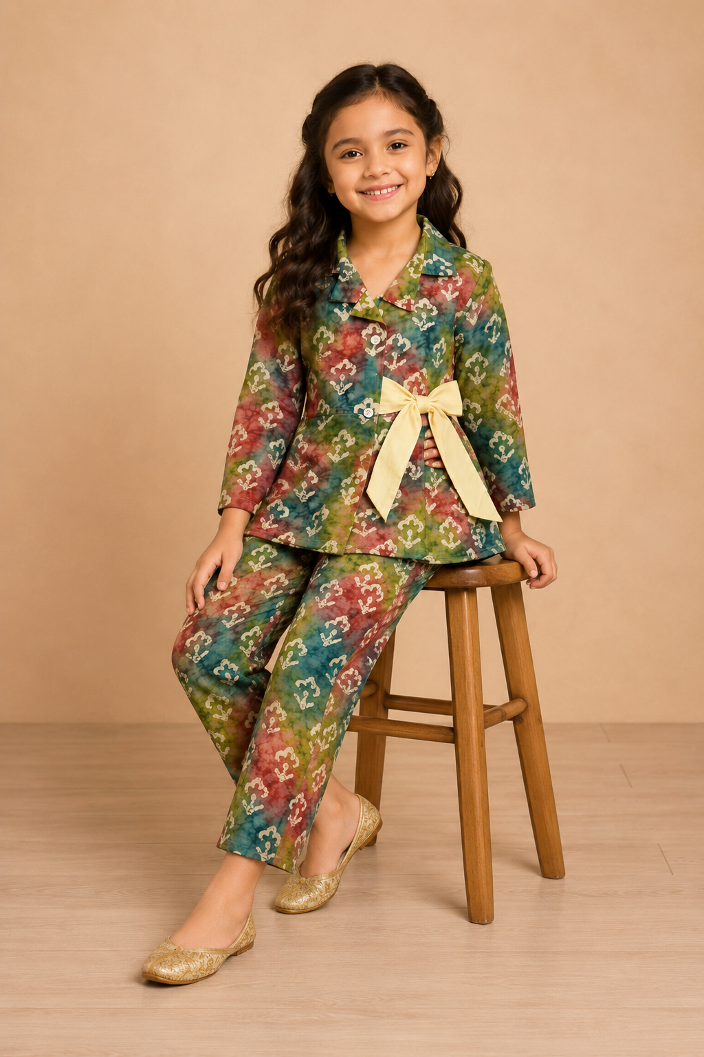 Neel Gul Batik Cotton Festive Set
