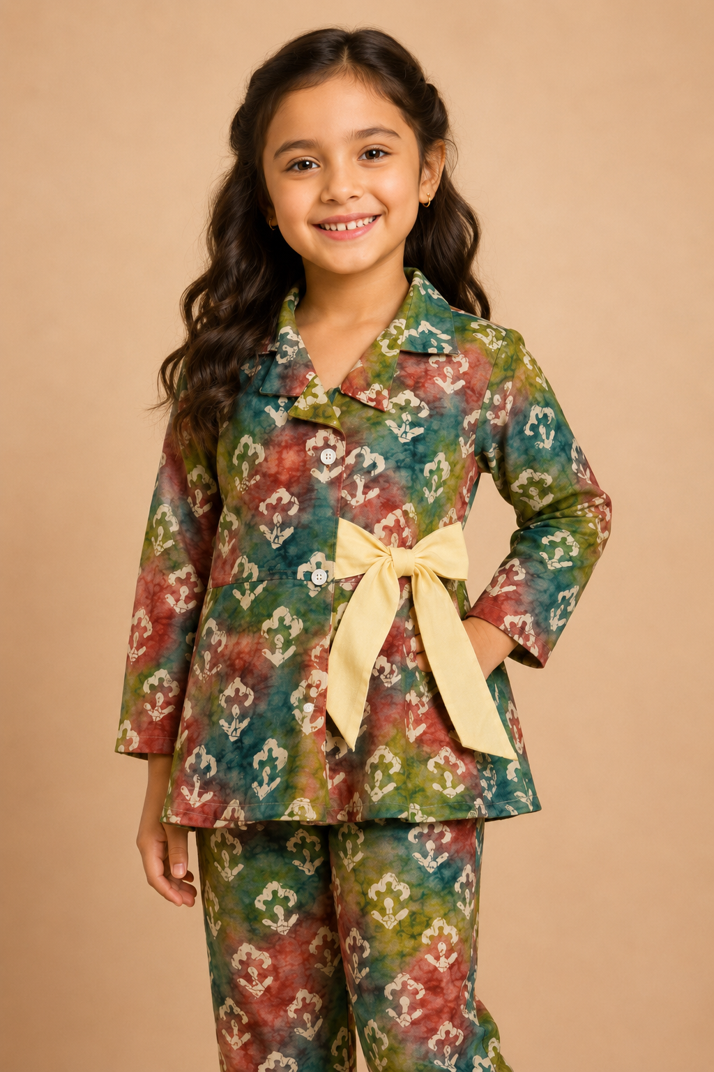 Neel Gul Batik Cotton Festive Set