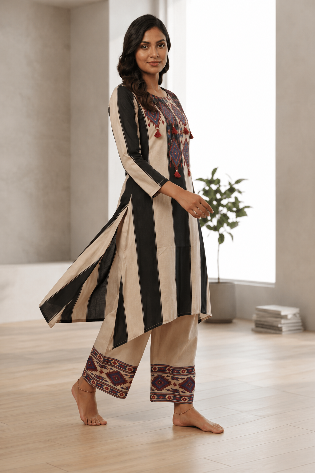 Nomad Weave Kurta Set