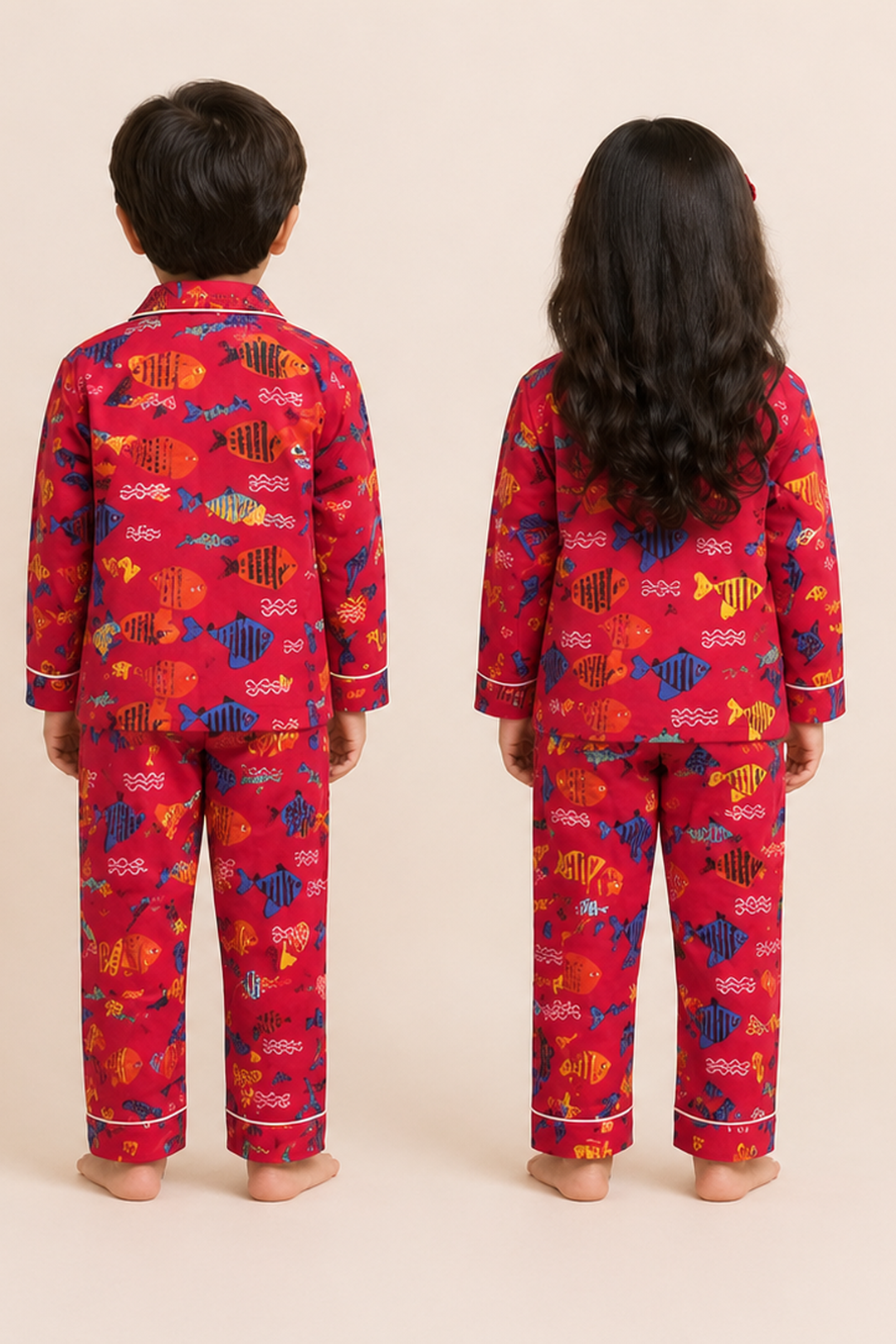 Coral Reef Cotton Nightsuit Set