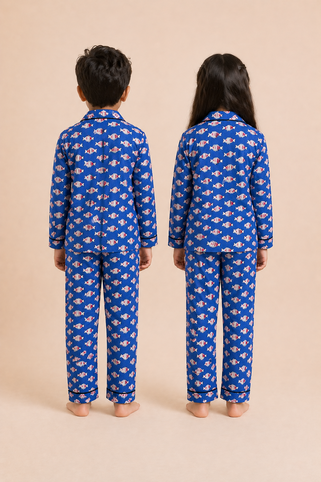 Deep Sea Drift Cotton Nightsuit Set