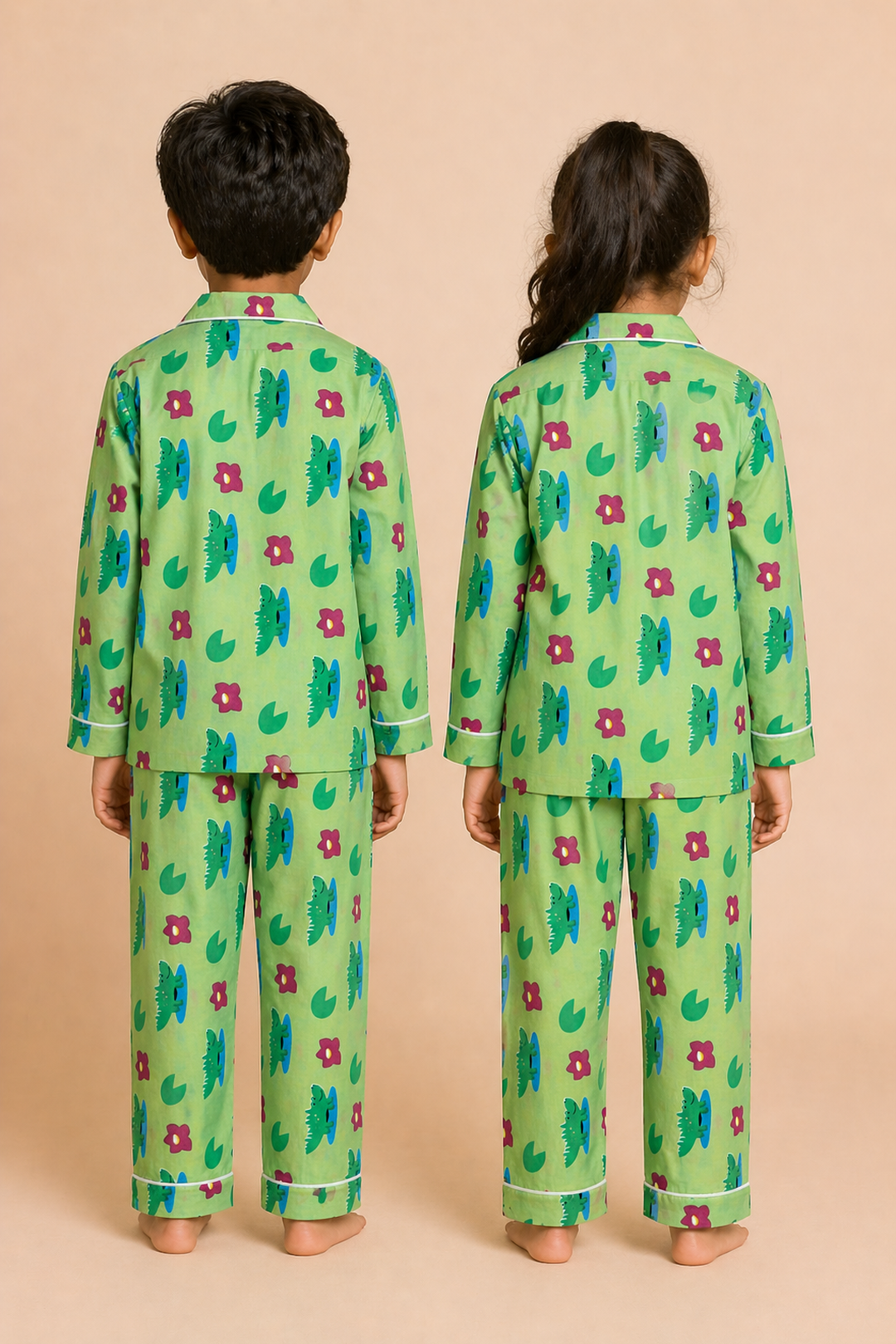Jungle Frolic Cotton Nightsuit Set