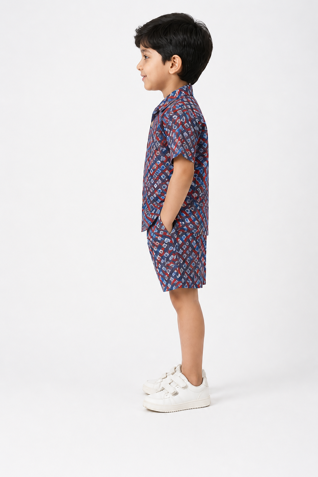 Indigo Dash Cotton Co-ord Set