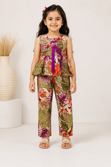 Tropelle Bloom Cotton Co-ord Set
