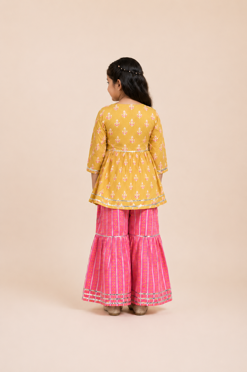 Little Diva Cotton Sharara Set