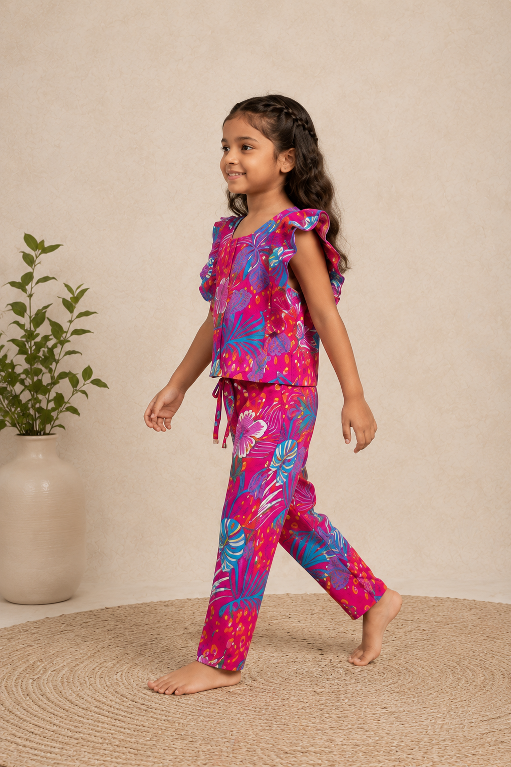 Tropical Cotton Co-ord Set