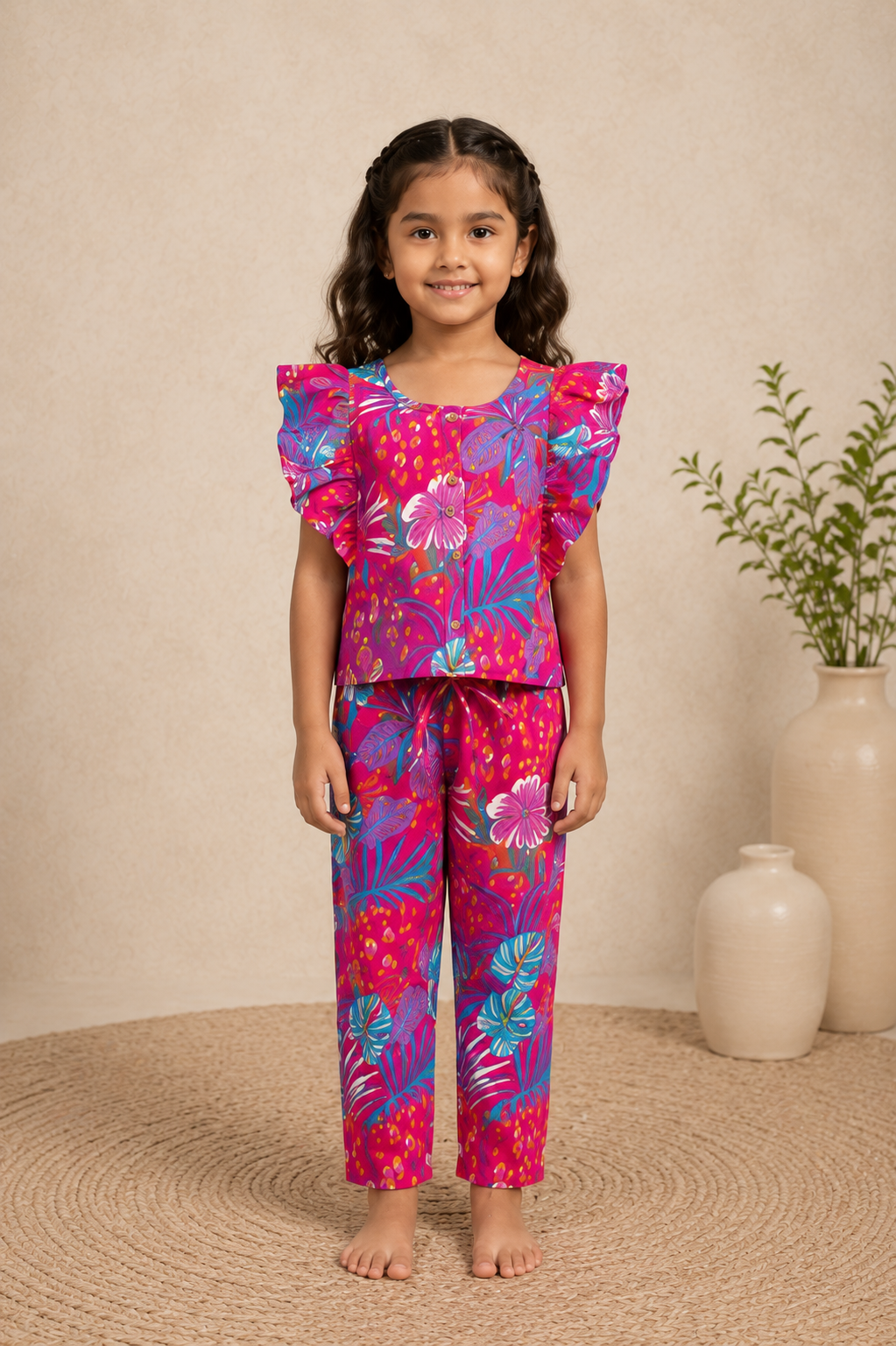 Tropical Cotton Co-ord Set