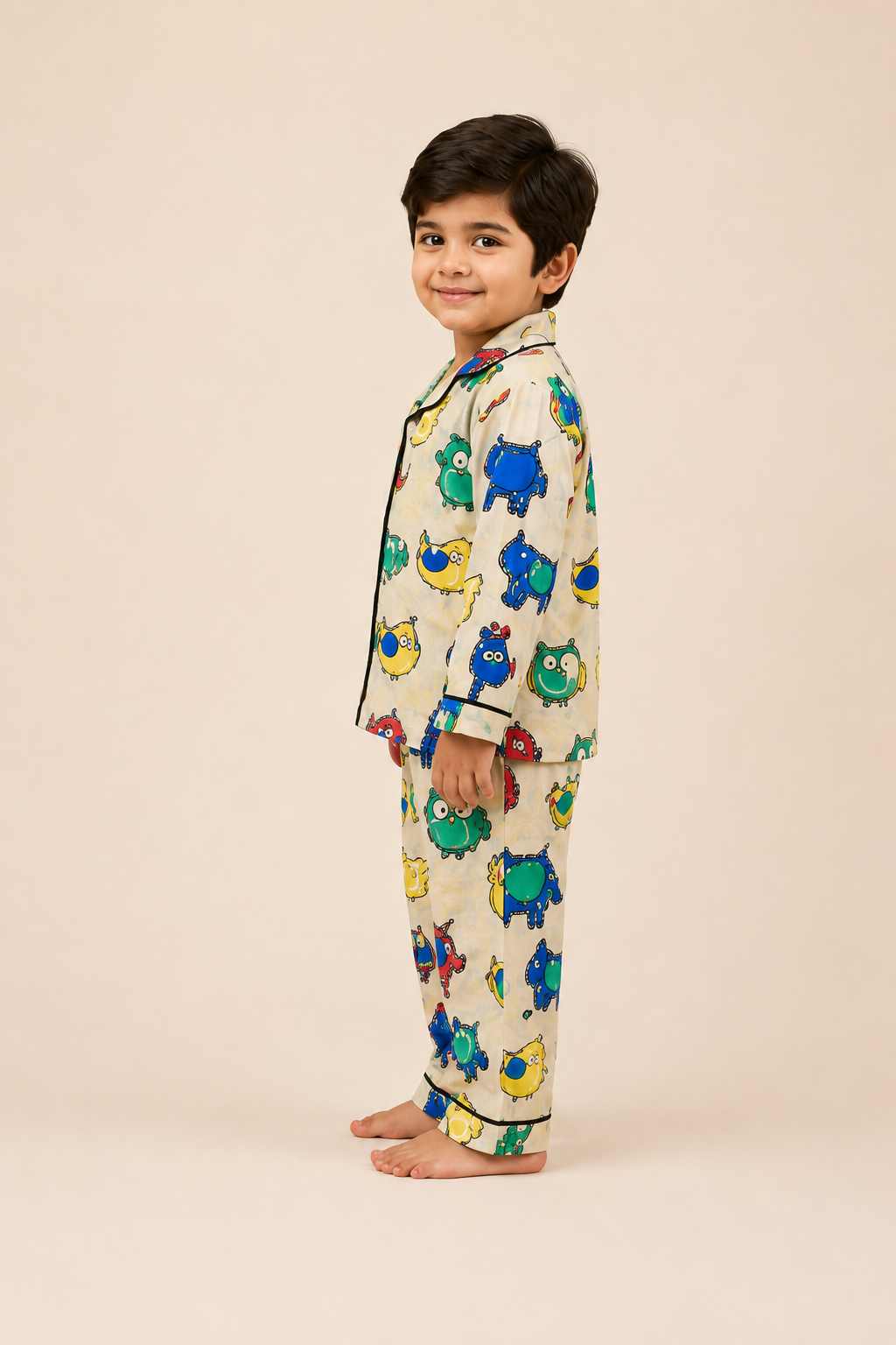 Snuggle Monsters Cotton Nightsuit Set