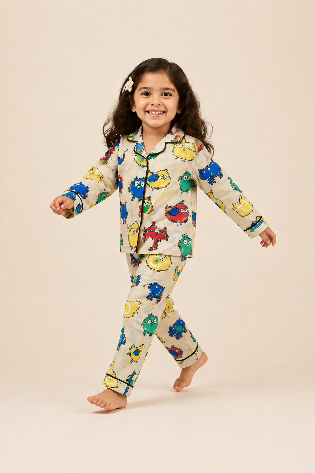 Snuggle Monsters Cotton Nightsuit Set