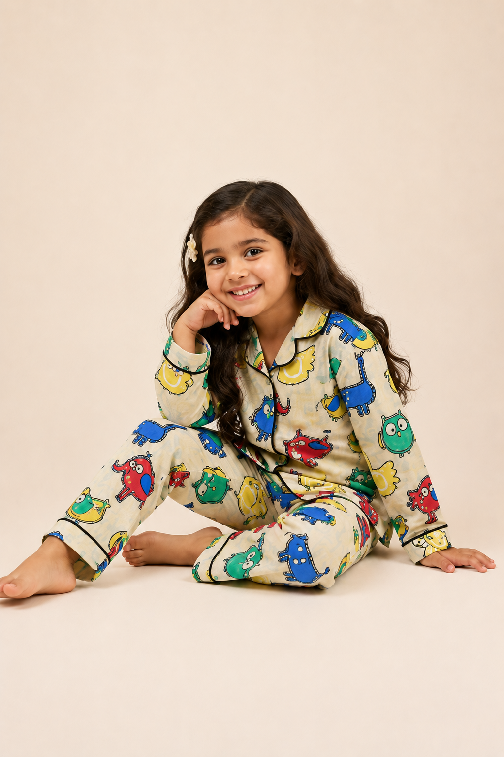 Snuggle Monsters Cotton Nightsuit Set