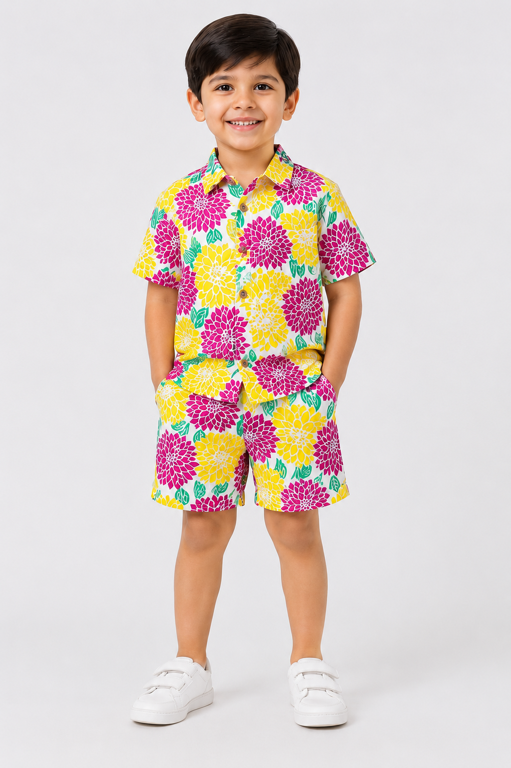 Floral Printed Cotton Co-ord Set