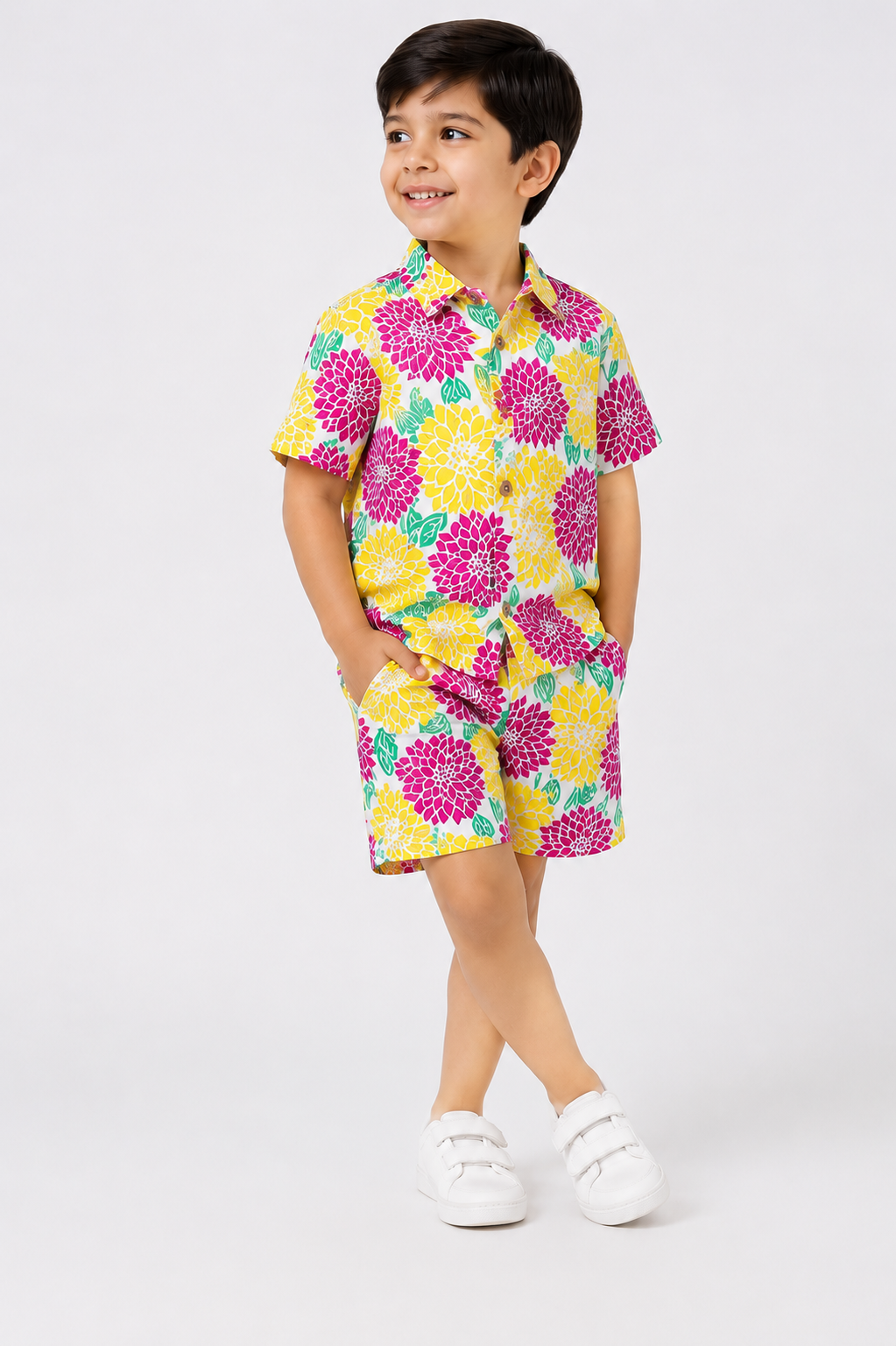 Floral Printed Cotton Co-ord Set