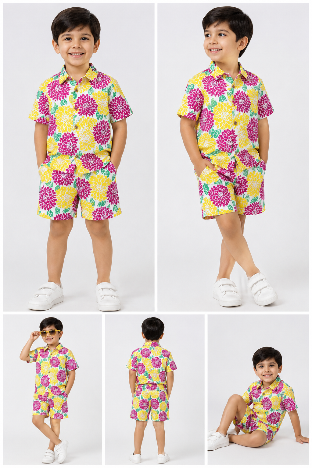 Floral Printed Cotton Co-ord Set