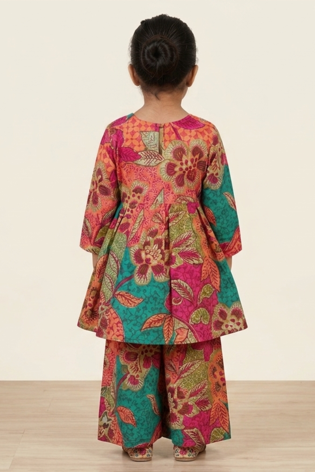 Gulrang Phoolwari Cotton Festive Set