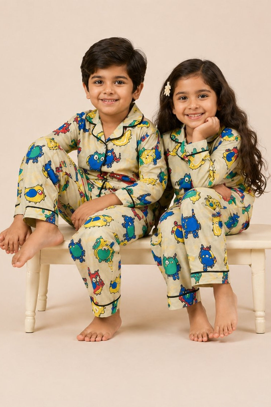 Snuggle Monsters Cotton Nightsuit Set