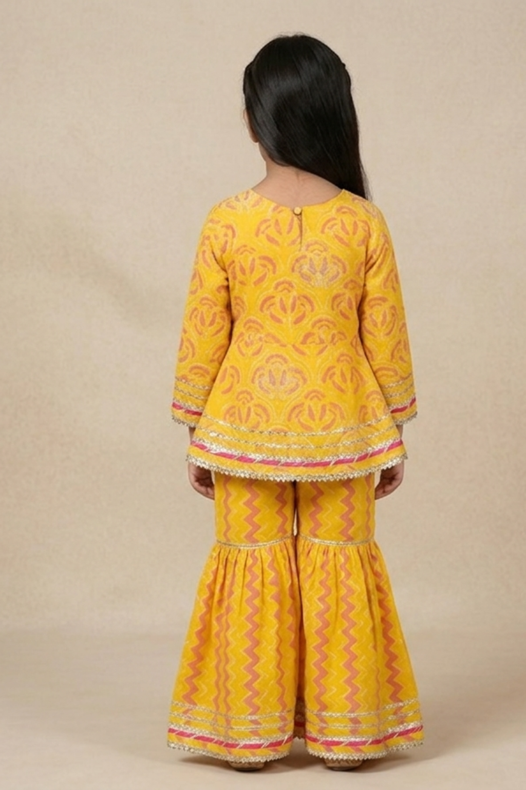 Aarika Blossom Cotton Sharara Set
