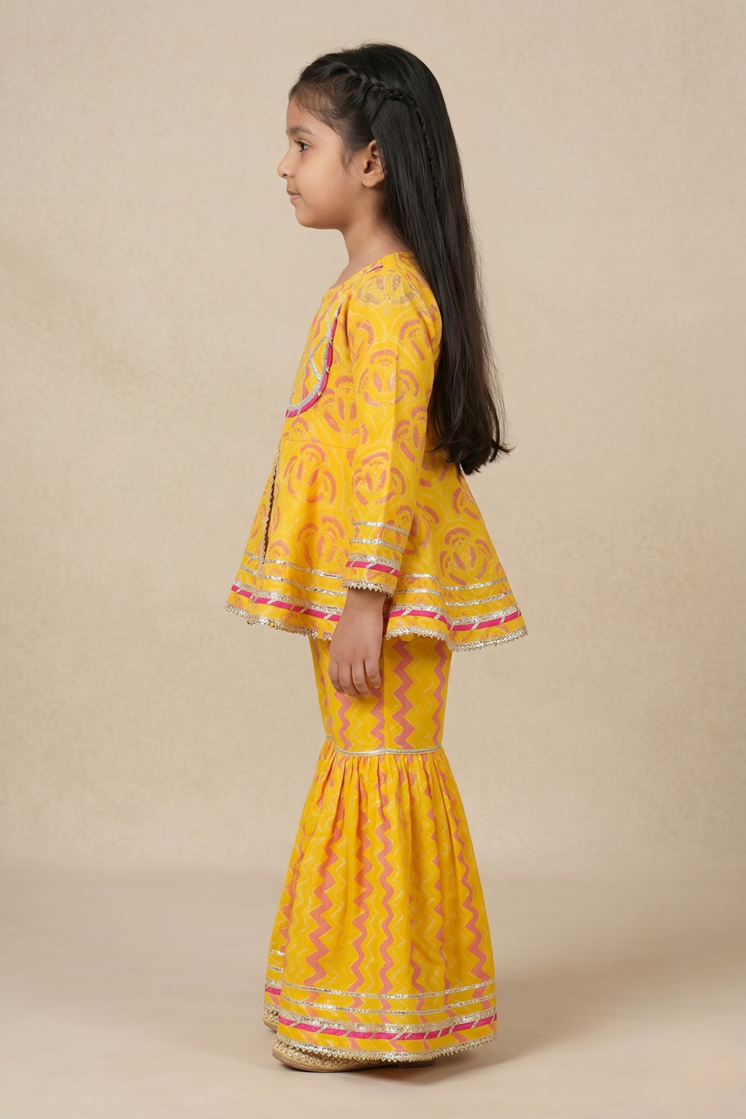 Aarika Blossom Cotton Sharara Set